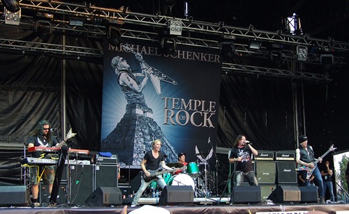 Herman Rarebell avec Michael Schenker's Temple of Rock en 2012