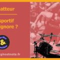le batteur et le sportif