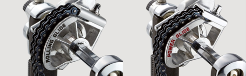 Came linéaire et came offset sur pédale de grosse caisse Tama Iron Cobra 900