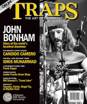 John Bonham en couverture de Traps