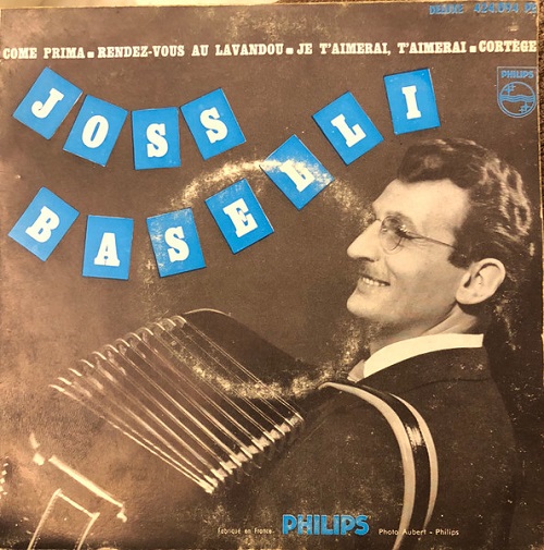 Pochette d'un disque de Joss Basselli et son ensemble
