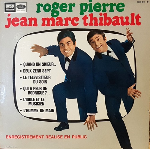 Pochette d'un disque de Roger Pierre et Jean-Marc Thibault